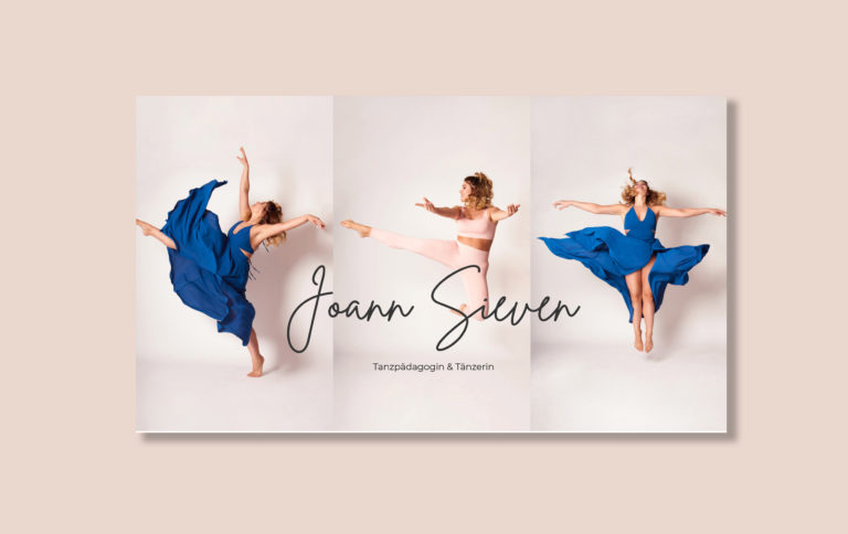 Header für Website von Joann Sieven