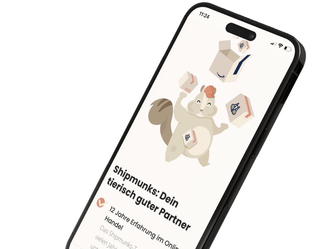 Shipmunks Mockup Iphone Versandkartons