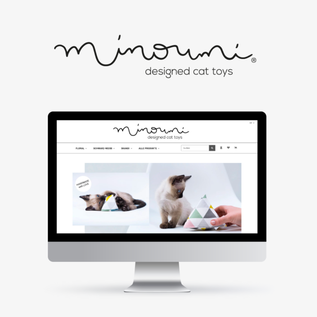 Minoumi Webdesign Auf Desktop