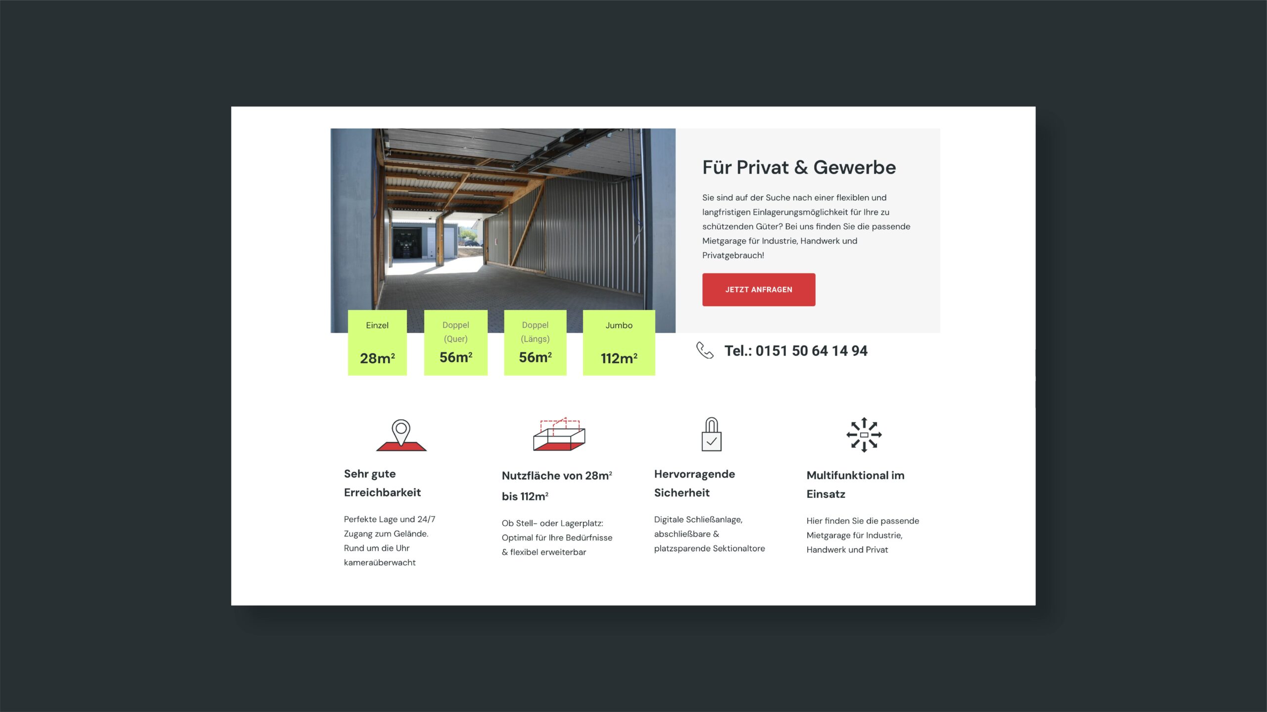 Webdesign Eschweiler - Garagenpark Eschweiler