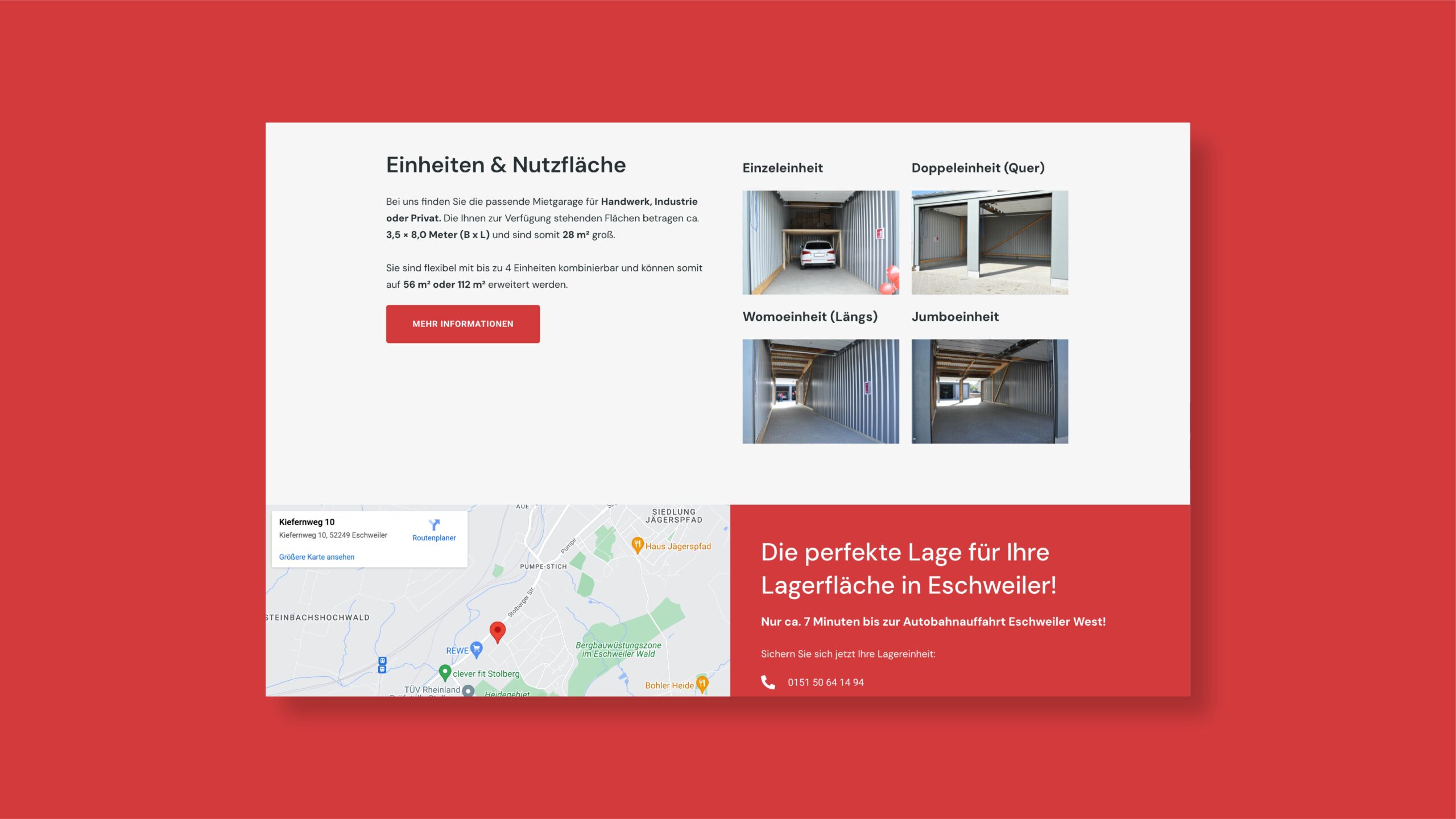 Webdesign Eschweiler - Garagenpark Eschweiler