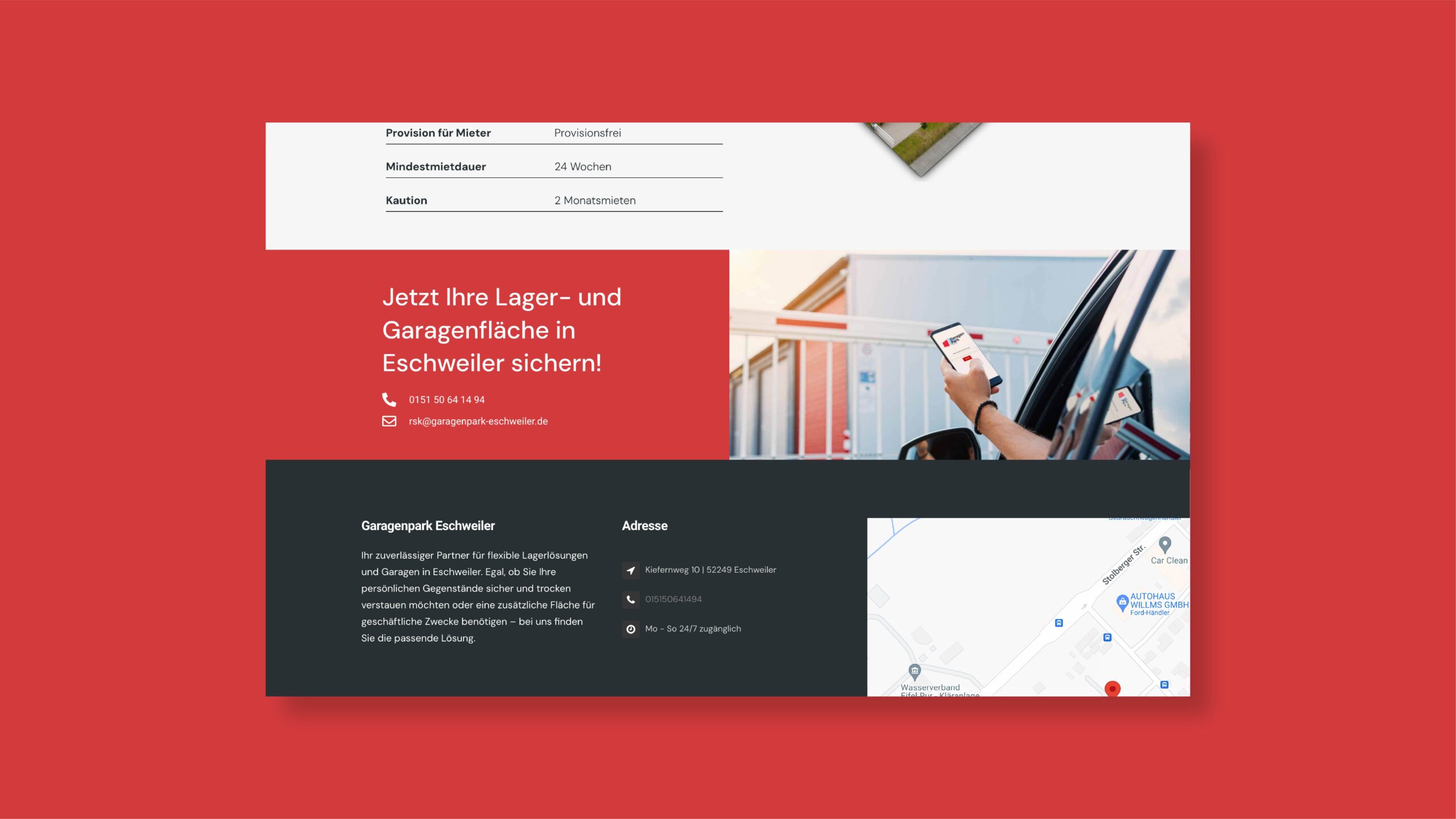 Webdesign Eschweiler - Garagenpark Eschweiler