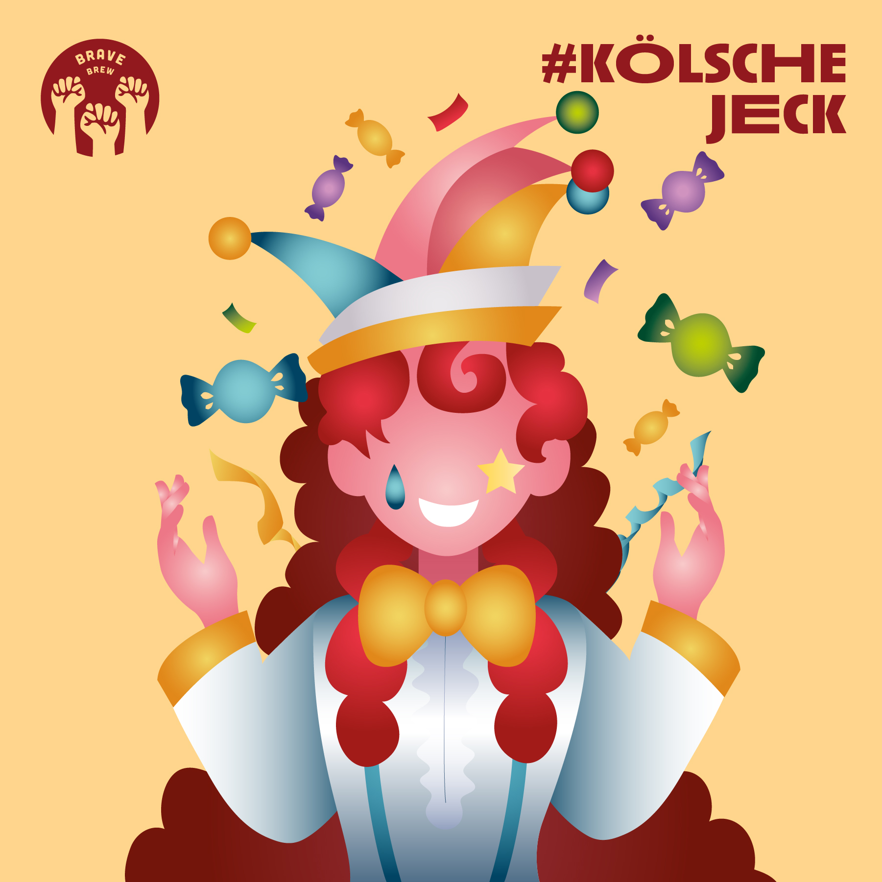 Produktdesign Kölsche Jeck Brave Brew