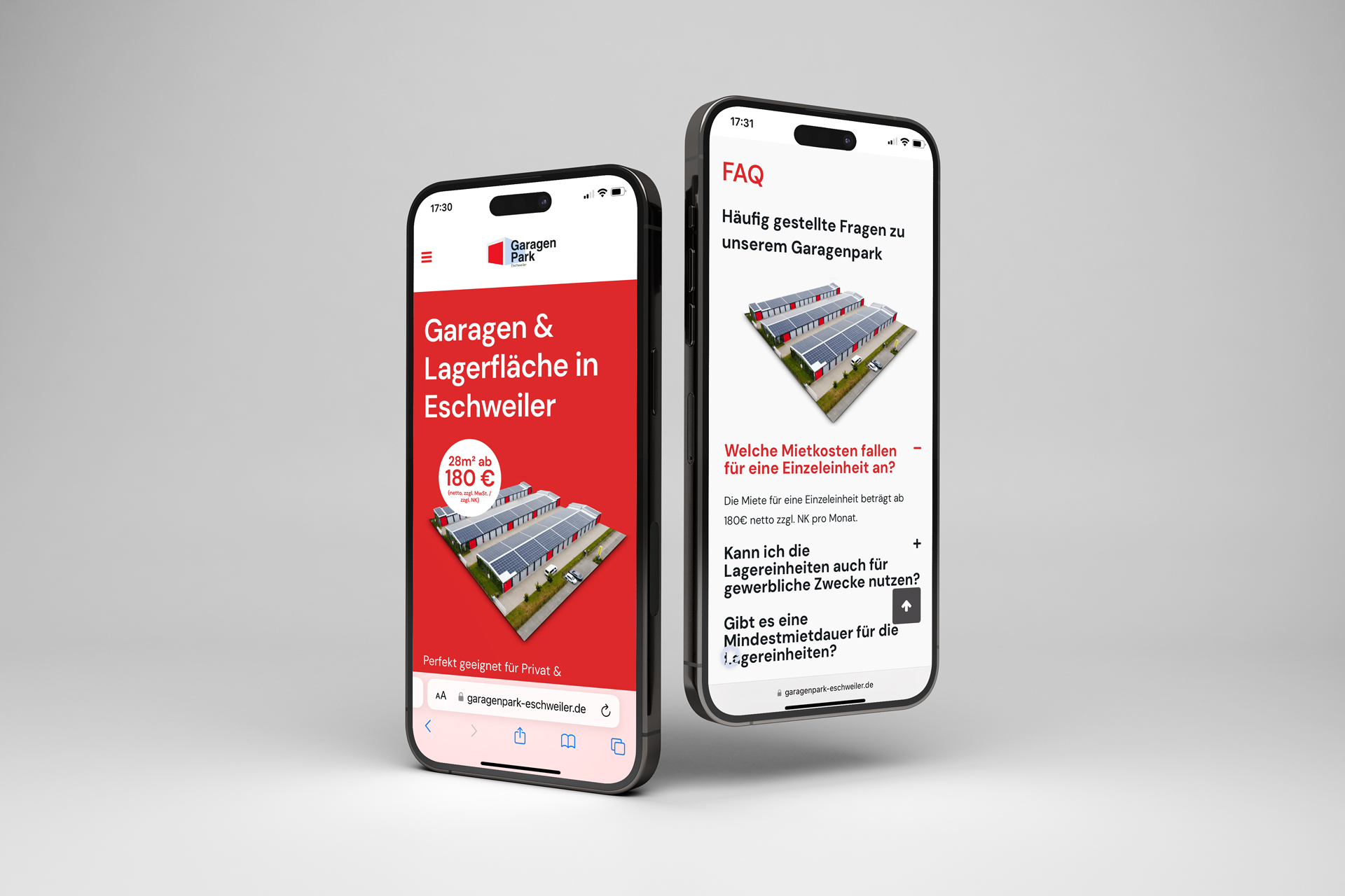 Webdesign Eschweiler - Garagenpark Eschweiler